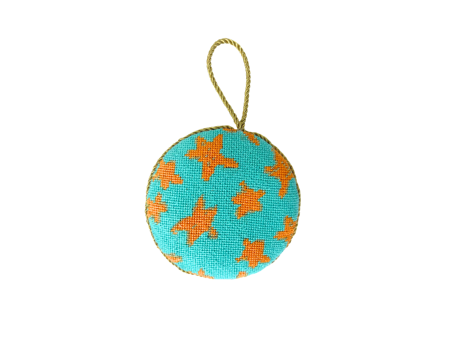 Needlepoint Starfish Ornament