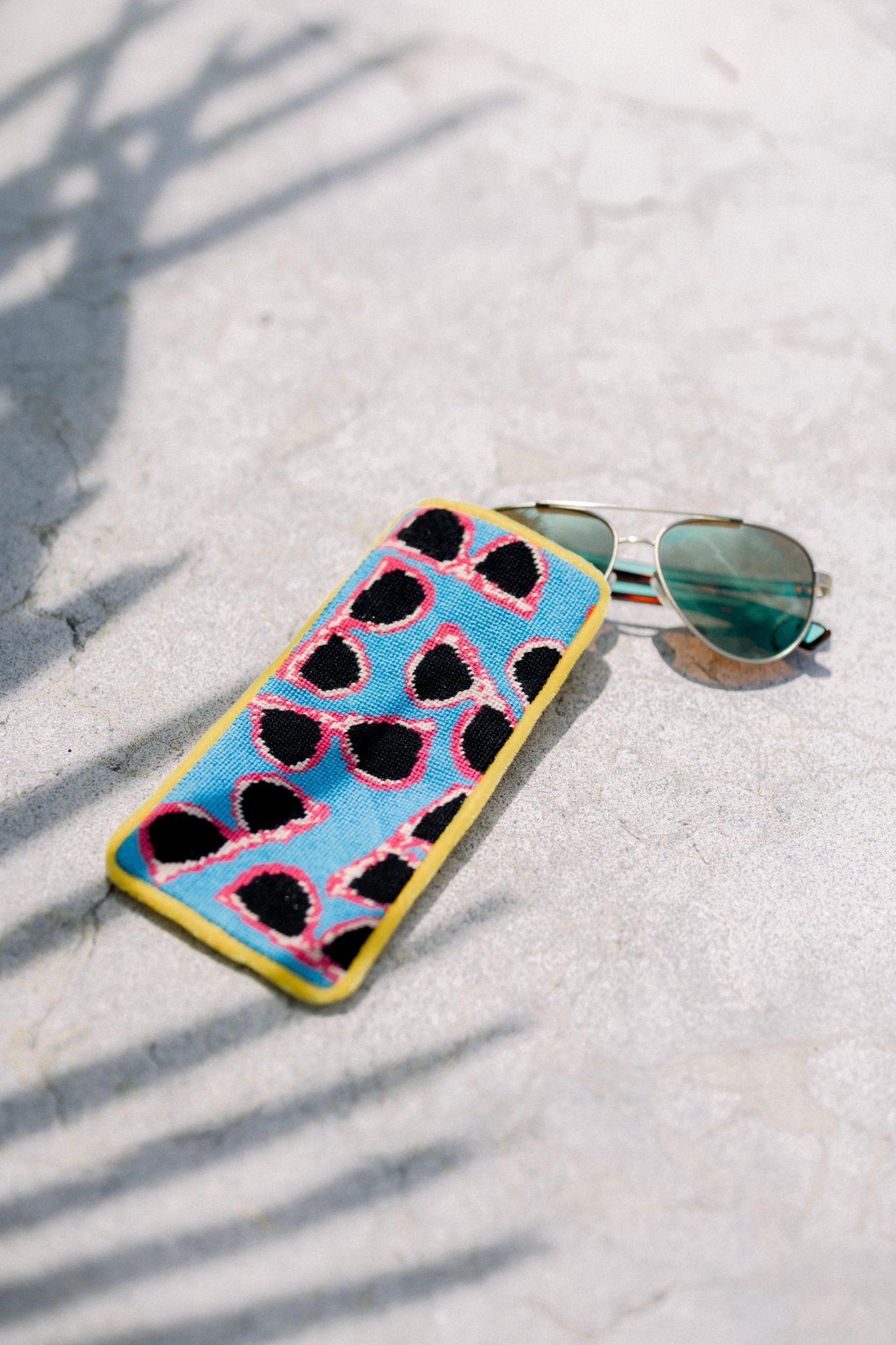 Needlepoint Glasses Case - Sunglasses