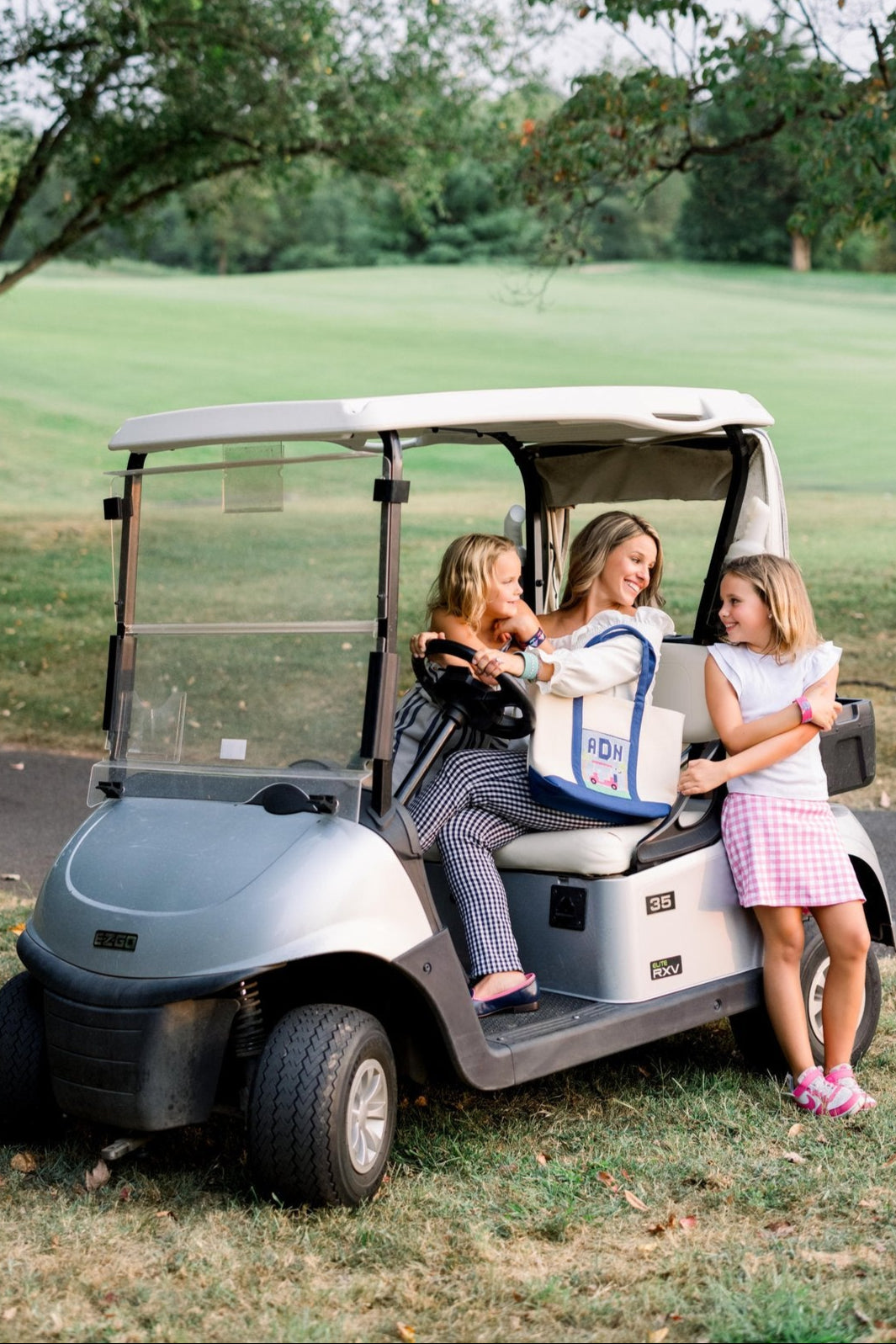 Monogram Golf Needlepoint Tote Bag - made to order!